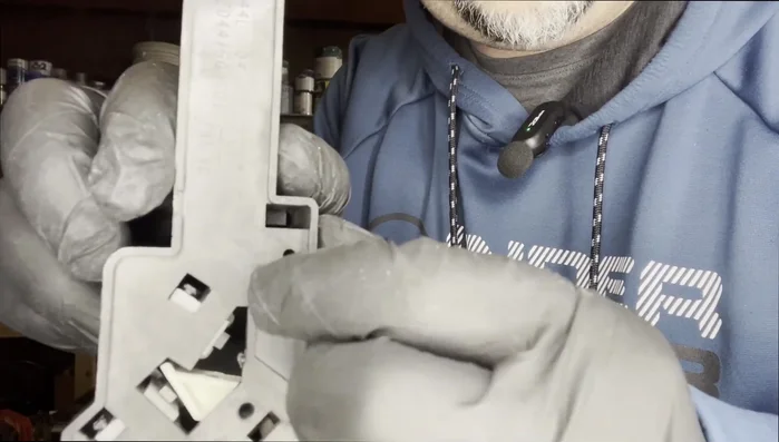 Inspect the microswitches. Test each by pressing the button; a malfunctioning one will not click or feel responsive.