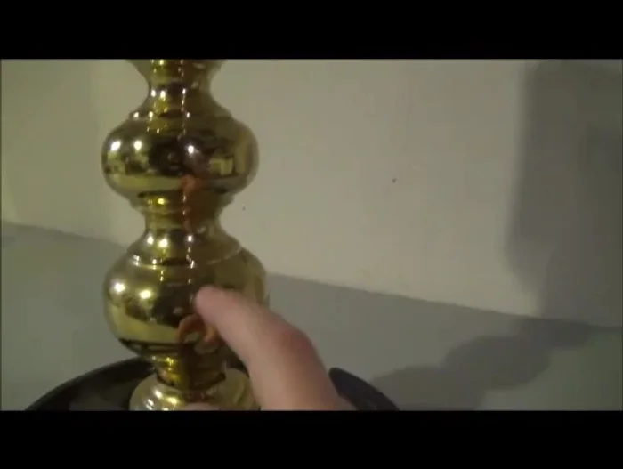 Add the candelabra bulb base: Attach the base of a candelabra-type bulb to the assembled structure.