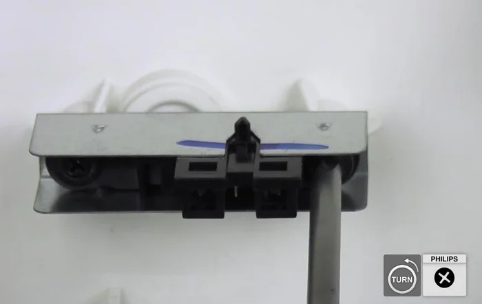 Pull the sensor out and set it aside.