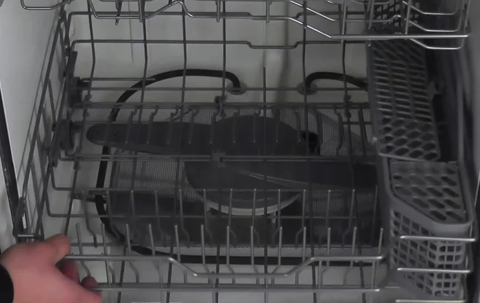 Pull off the cover and set it aside.