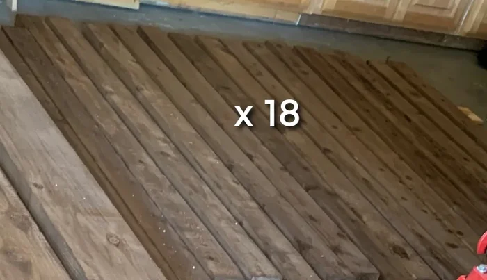 Drill a hole for the lag eye bolt (10-inch) at about 4 feet 8 inches off the ground to hang the hammock.