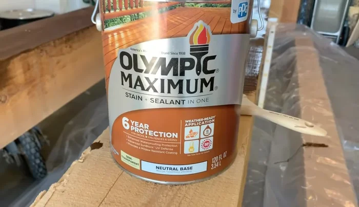 Measure and level the second post to match the first post's height. Ensure the distance between the inside of the posts is 14 feet 2 inches.