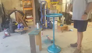 DIY Recycled Birdbath: Upcycled Clock Base & Drum Lid