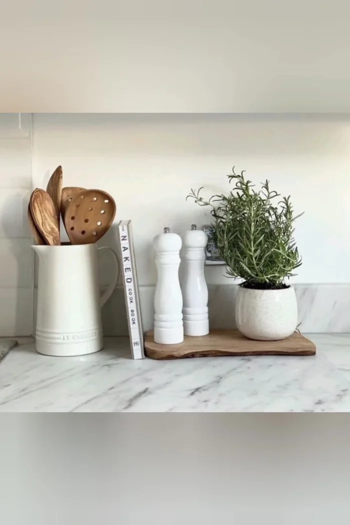 Keep it clean and organized: Regularly clean and organize items to maintain a functional and visually appealing kitchen.