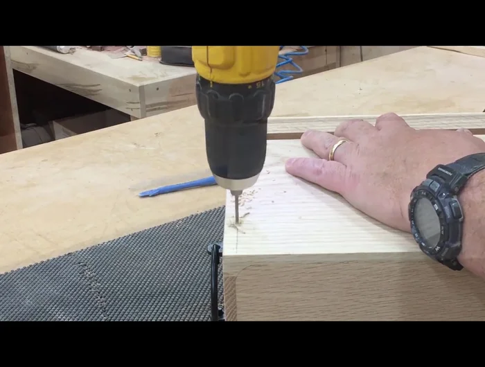 Install the hasp using CA glue and accelerator for temporary positioning before screwing.