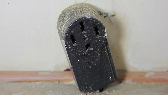 Double-check for electricity using a voltage meter.