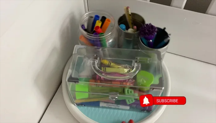 Recycle a cardboard box for additional storage.