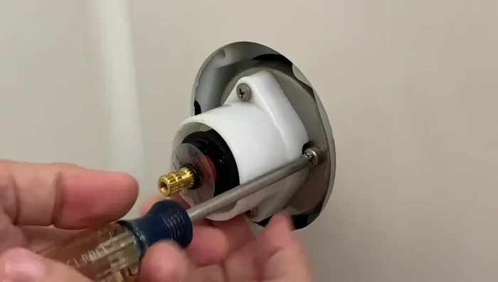 Install the stem adapter onto the new cap.