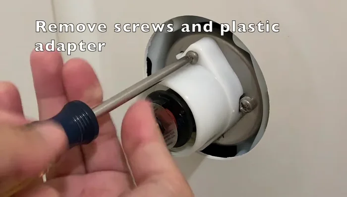 Remove the collar screws.