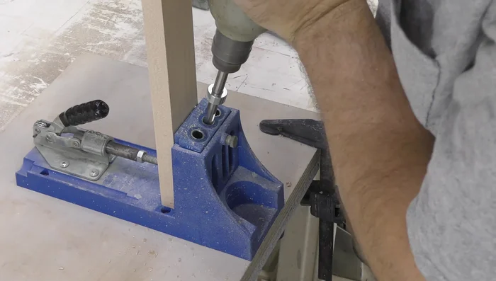 Assemble the face frame using pocket hole screws.