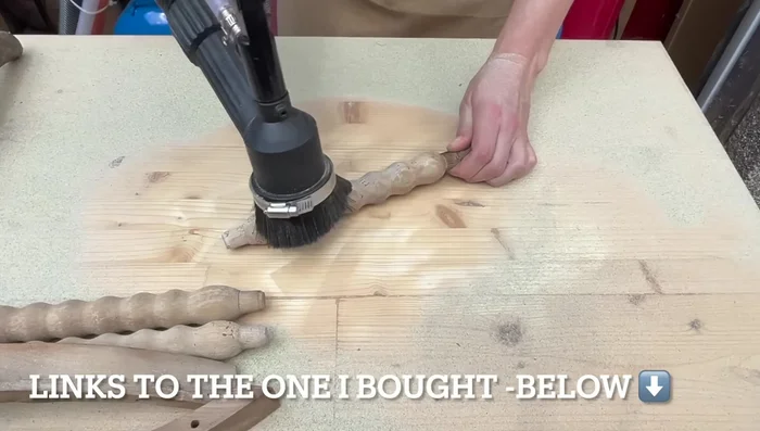 Removing tacky residue from wood filler with mineral spirits