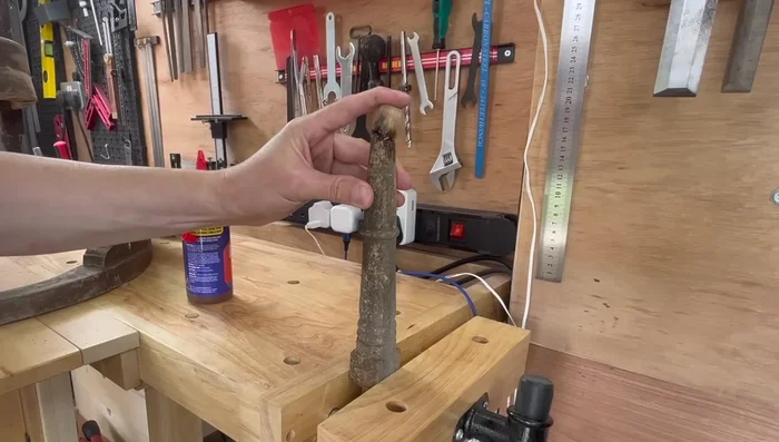 Creating plugs to cover screw holes