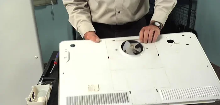 Remove the old motor, noting the rubber bushings.