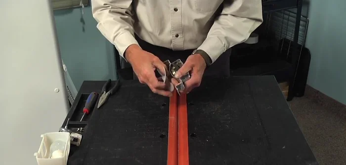 Remove the old motor, noting the rubber bushings.