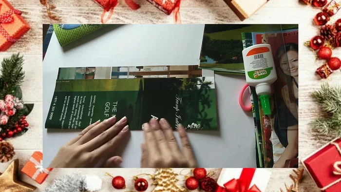 Repeat step 3 with the remaining magazine pages.