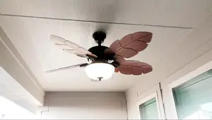 How to Install an Outdoor Ceiling Fan (Replacing a Light Fixture)