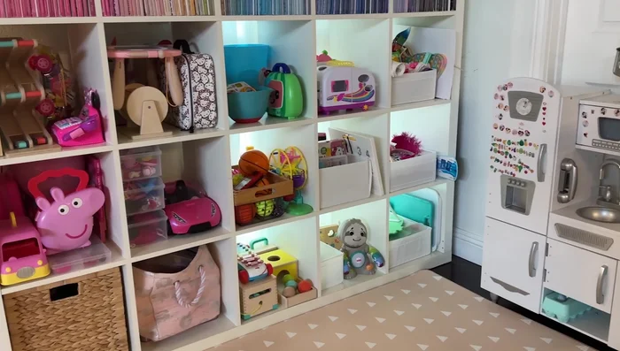 Use see-through containers for smaller items for visibility.