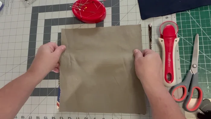 Clip the corners to reduce bulk.