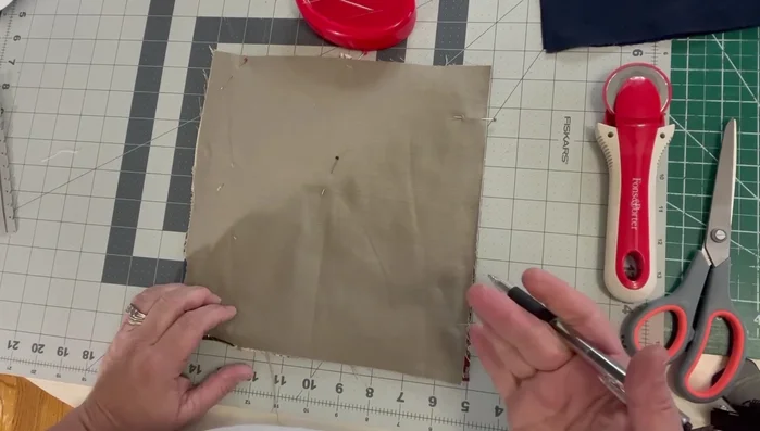 Clip the corners to reduce bulk.