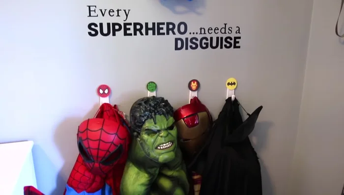 Create a dress-up corner with costumes and a Cricut-made sign.