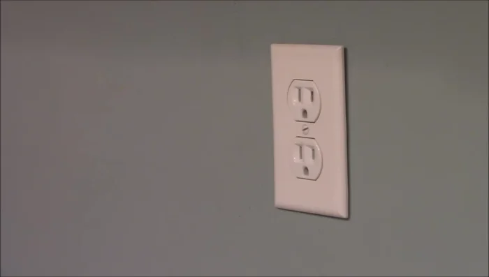 Test to ensure power is off using a voltage tester.