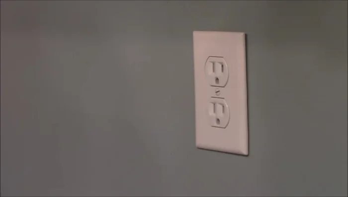 Test to ensure power is off using a voltage tester.