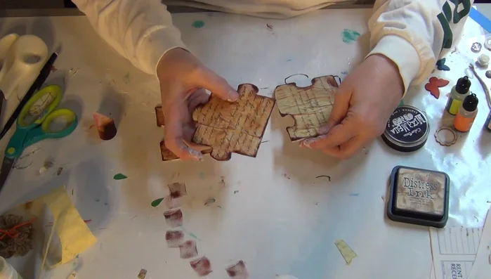 Assemble the puzzle pieces.