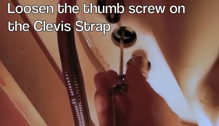 Remove the drain assembly from the sink.