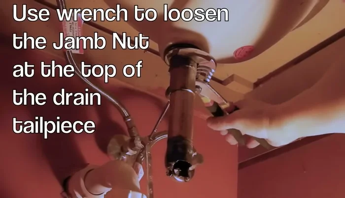 Remove the drain assembly from the sink.