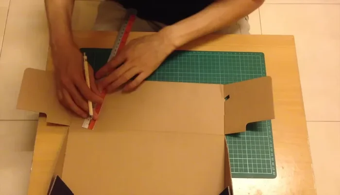 Cut out the tabs and slots.