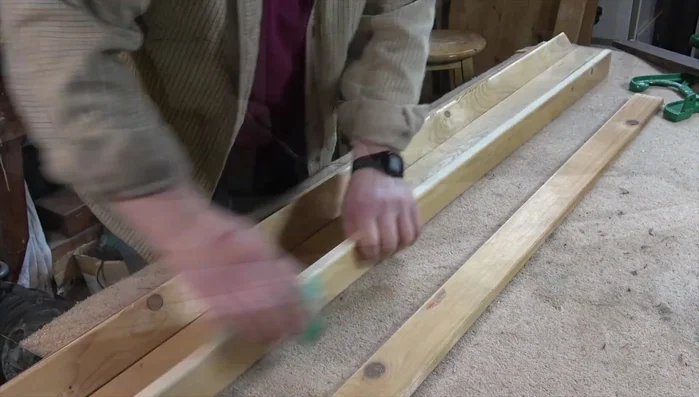 Apply teak oil to the new wood slats for protection and color enhancement