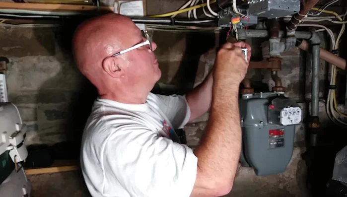 Connect the red wire (live) to the transformer terminal, ensuring it is correctly placed for 24V output.