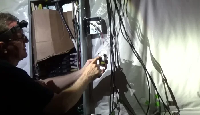 Connect the wires to the GFCI's line side (hot to brass, neutral to silver, ground to green).