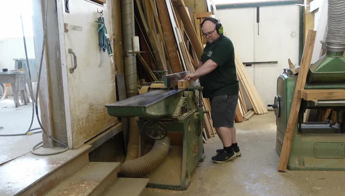 Plane and thickness all parts to their final dimensions for easier joinery and clean surfaces.