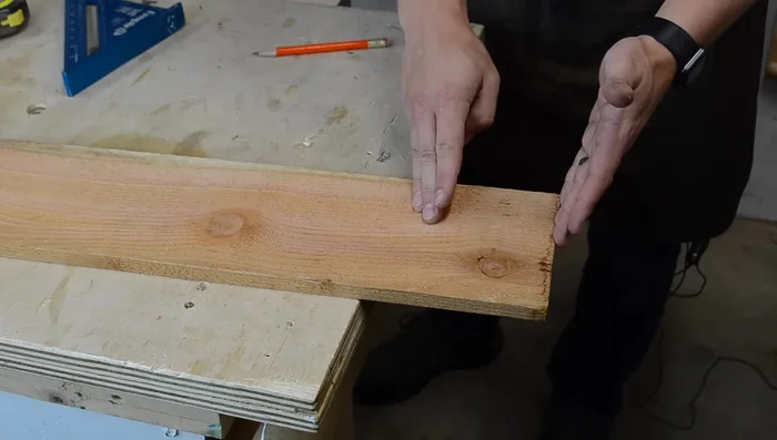 Cut out the second side using the first as a template to ensure identical height.