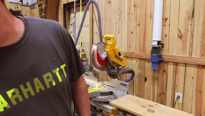 Install trim and shiplap to doors.