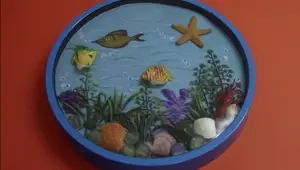 DIY Aquarium Wall Clock: Upcycle Old Clock into Stunning Underwater Scene