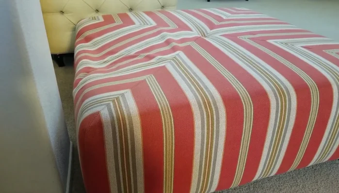 Identify the broken support beam.