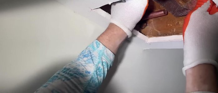 Prepare the interior pipe fitting: Clean, ream, and apply flux.