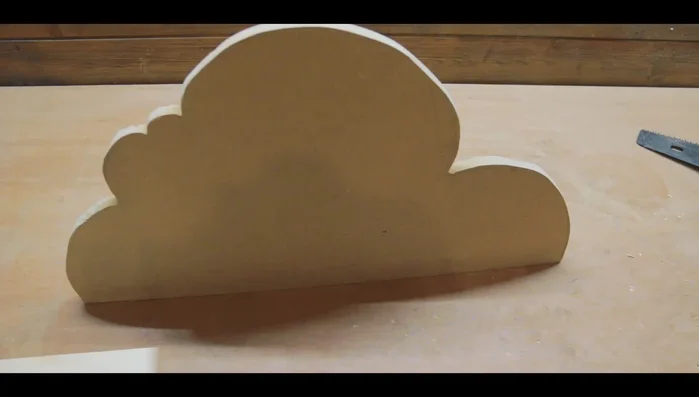 Glue and nail the two MDF pieces together, ensuring a secure bond.