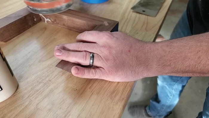 Sanding (before and after final assembly)