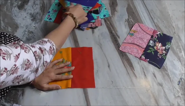 Join strips together to create longer strips for the Jhaal.