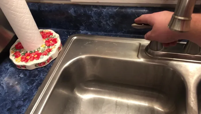 Test the water pressure. 