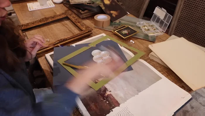 Consider painting or changing mats to enhance the overall aesthetic.