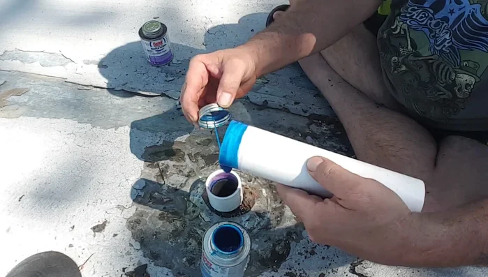 Insert the new vent pipe into the opening and ensure it’s seated properly.