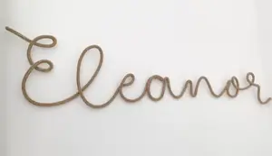 DIY Elegant Wire & Cord Word Art: Simple, Cheap & Stunning!