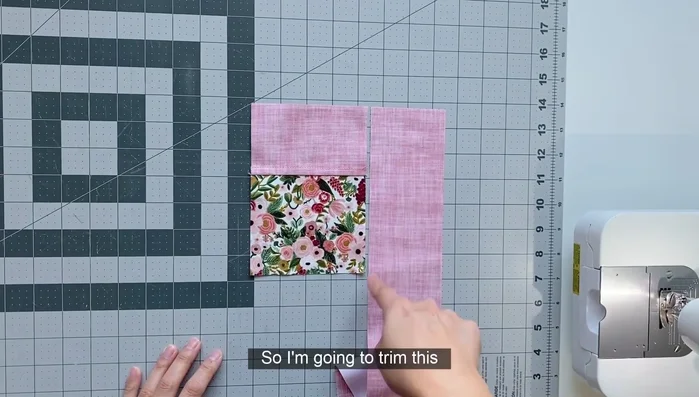 Continue adding strips until the desired size is reached. Piece together strips if needed.