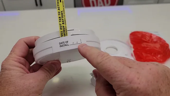 Record the installation date.