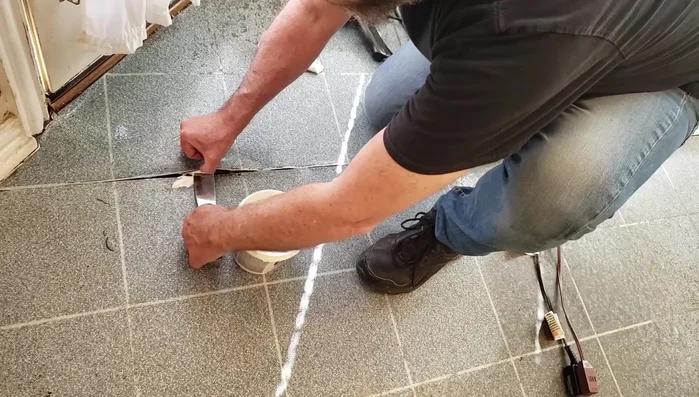 Wipe off excess adhesive with a damp (not wet) rag.