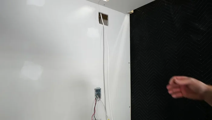 Connect the wires in the switch box (new light fixture wire to the switched hot, neutrals together, grounds together).
